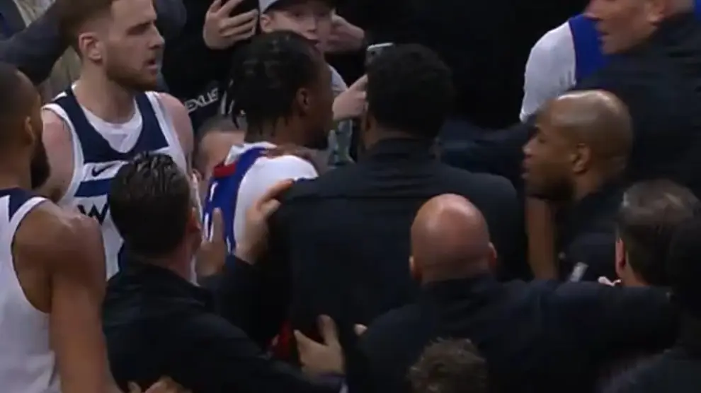 Pelea en la NBA termina con siete expulsados