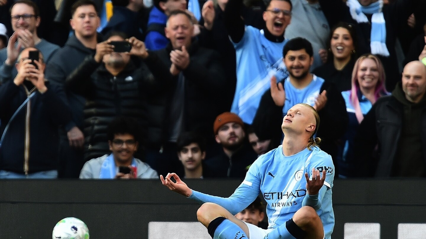 Haaland acerca al Manchester City al título de la Premier League