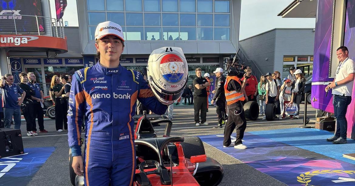 Mateo Valente logra histórico debut europeo con victoria en Vallelunga