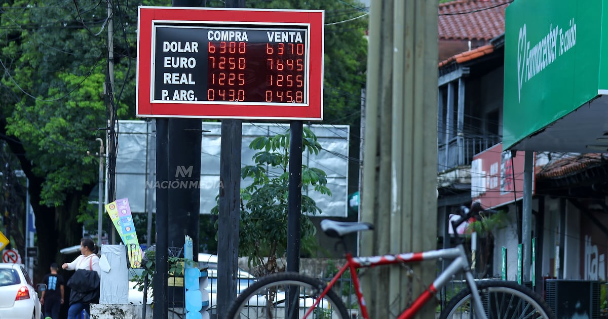 Dólar en picada: cotización minorista baja a G. 6.350, nivel más bajo en años