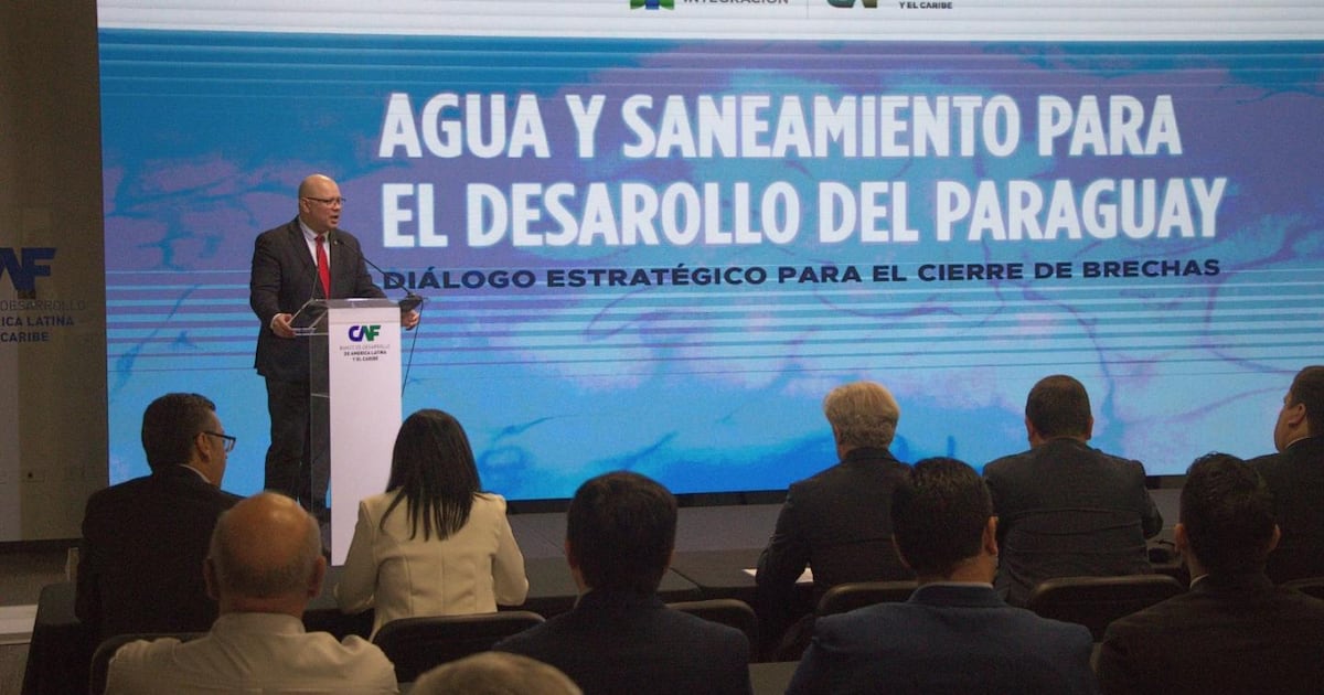Saneamiento debe ser prioridad política para el desarrollo, afirma Lovera en foro del CAF