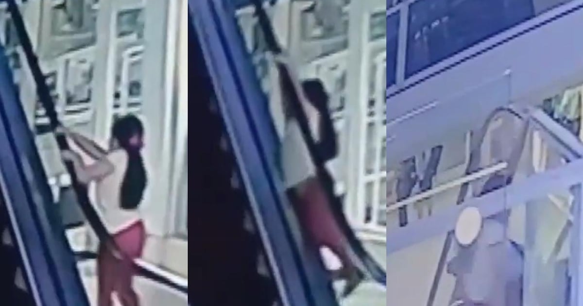 Niña cayó seis metros por atajarse a baranda de escalera mecánica en Villa Elisa