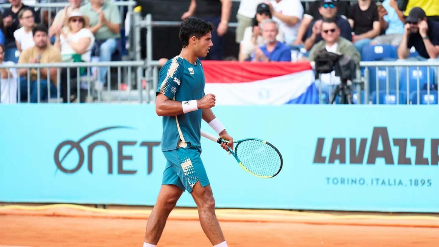 Dani Vallejo se estrella contra Flavio Cobolli