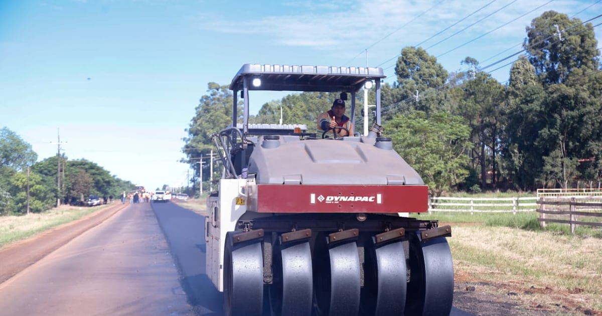 El MOPC inspecciona avances del corredor Graneros del Sur de Itapúa