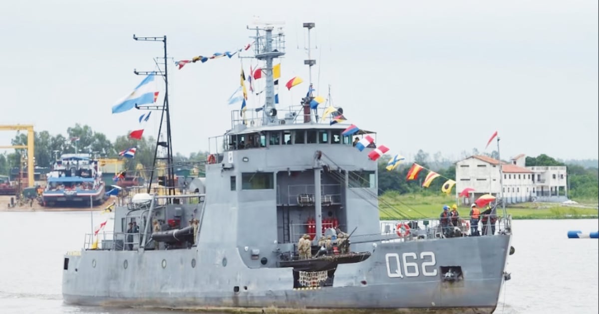 Unidades de la Armada argentina llegaron al país