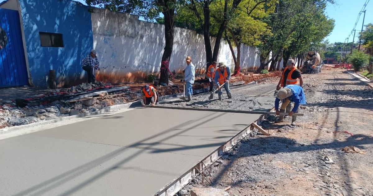 Avanzan obras de desagüe pluvial en zona del Mercado de Abasto