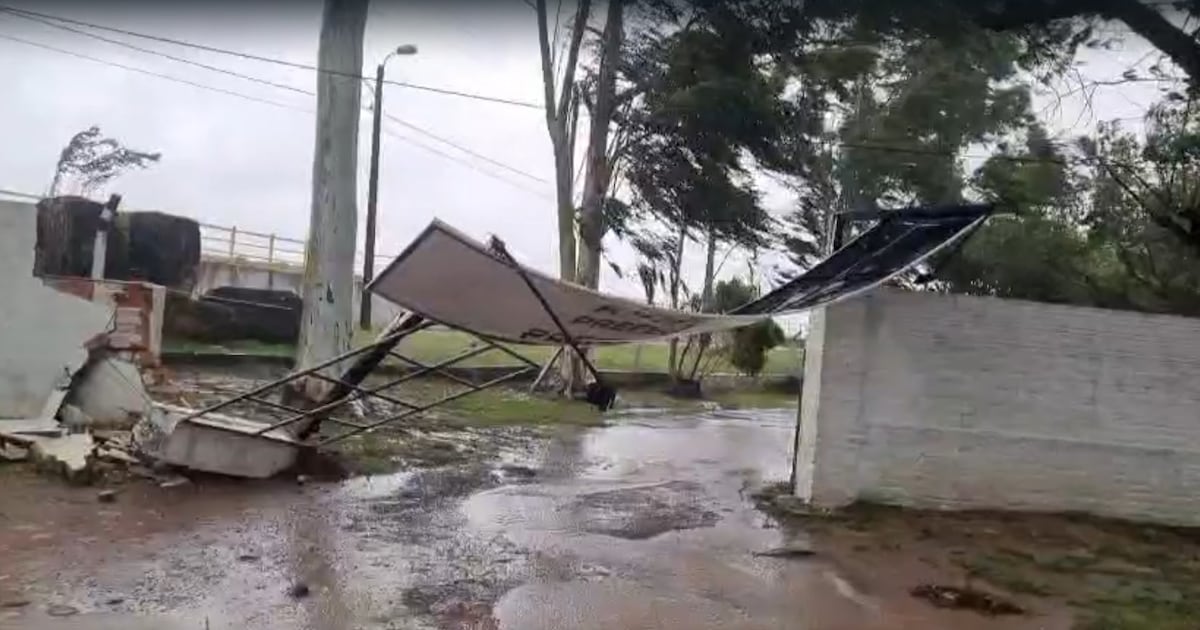 Lluvias intensas con vientos fuertes provocan daños severos en gran parte del país