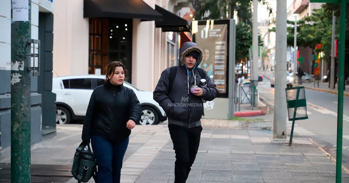 Fin de semana frío en Paraguay con temperaturas que descenderán hasta 5°C