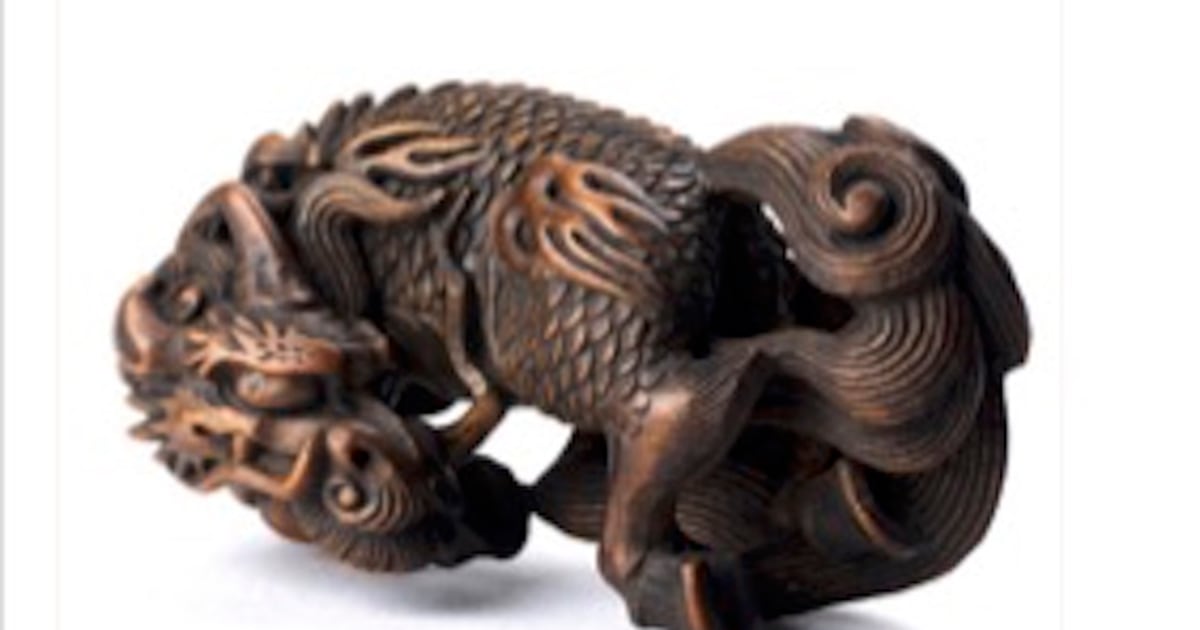Llegan del Japón esculturas de madera en miniatura