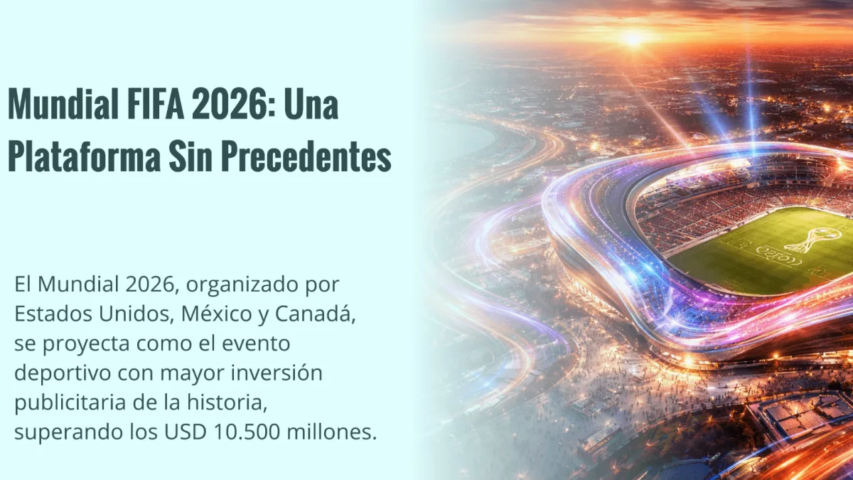 El Mundial 2026 ya es la mayor inversión publicitaria de la historia en un evento (spoiler: US$ 10.500 MM)