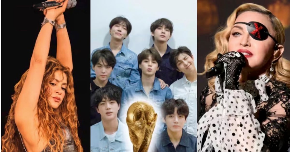 Shakira, Madonna y BTS actuarán en la final del Mundial