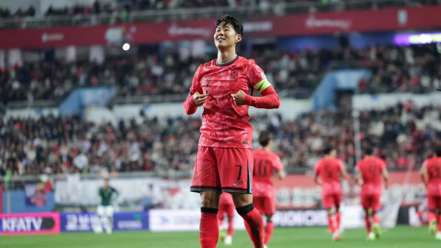 Heung-min Son lidera la lista de Corea del Sur