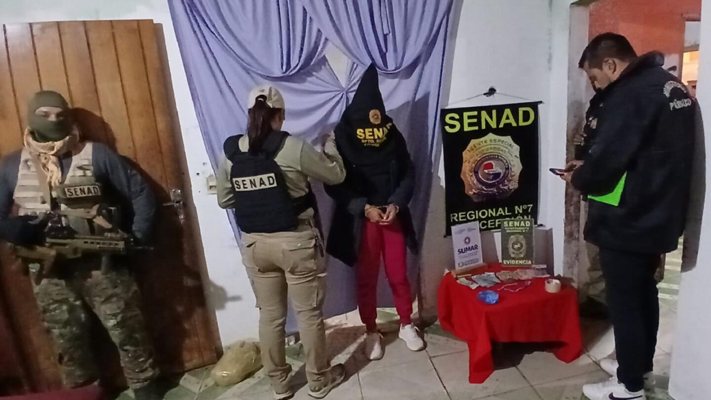 Allanamiento en Concepción deja una detenida con antecedentes por microtráfico