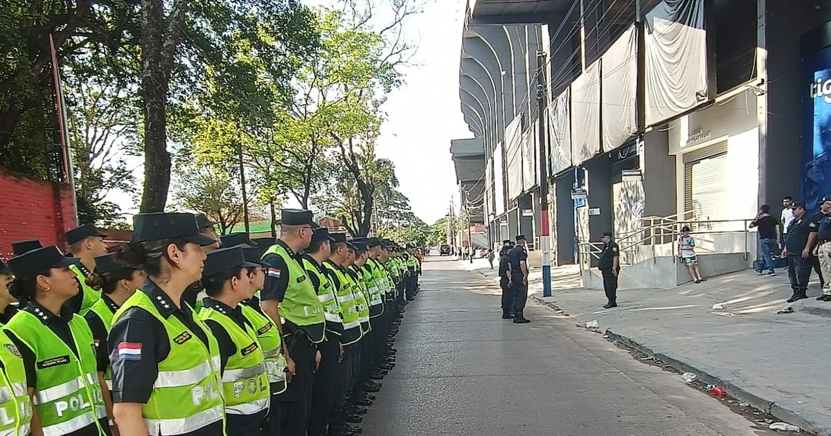 Policía Nacional despliega dispositivo de seguridad para amistoso Paraguay vs Nicaragua