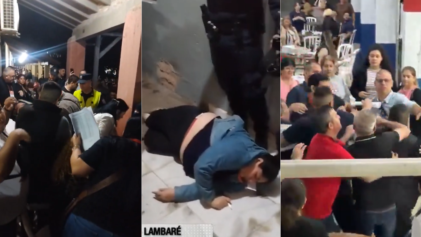 Lambaré: Gas pimienta en escaramuzas coloradas afecta a mujer y es retirada en ambulancia