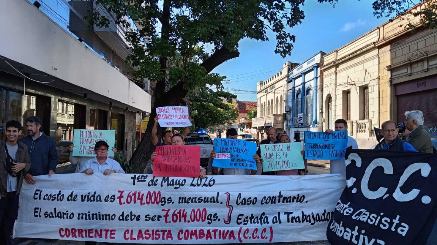 Gremios protestarán por mayor reajuste del salario mínimo