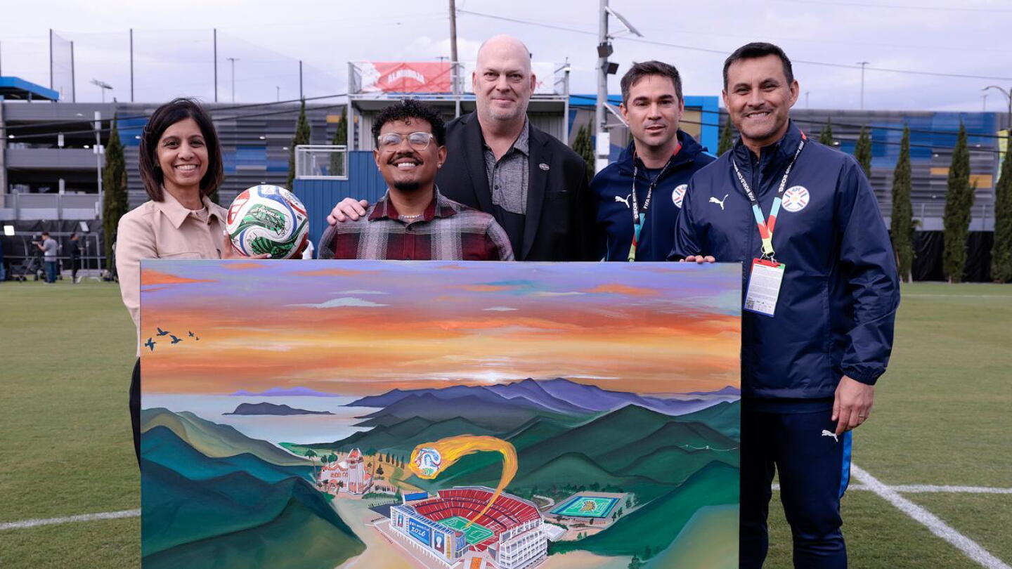 Paraguay prepara su debut mundialista en California con apoyo de la comunidad