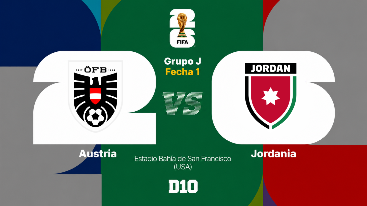 Austria vs. Jordania: Paso a paso