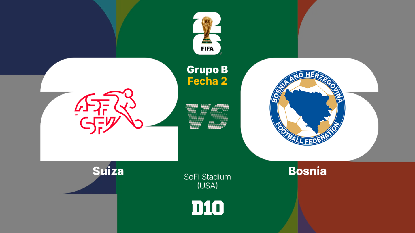 Suiza vs. Bosnia: Paso a paso