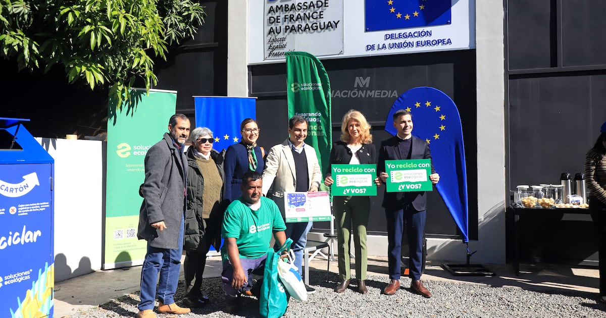 La Unión Europea inaugura su primer EcoPunto en Asunción para promover el reciclaje