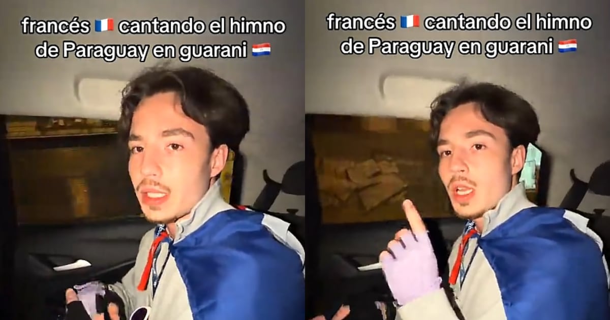 “Ni yo sé”: francés causa furor al interpretar el himno nacional en guaraní