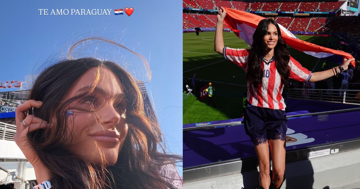 ¡Impactante! Así llegó Stephi Stegman de sorpresa a ver a la Albirroja