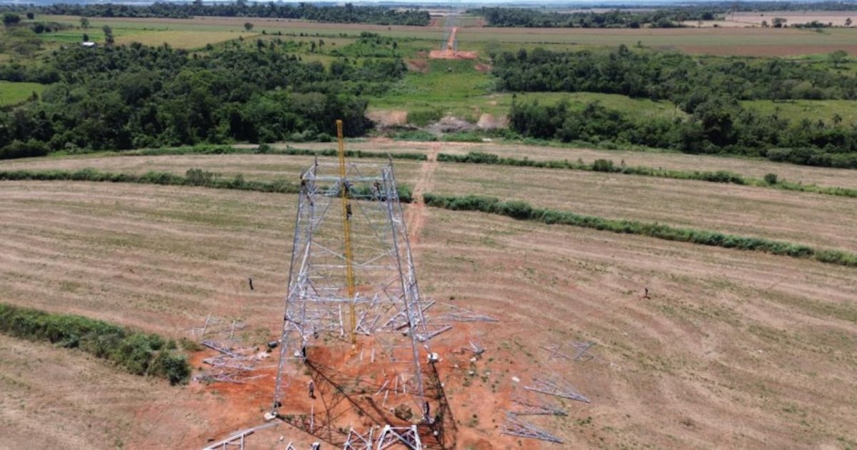 Línea de Transmisión de 500 kV Yguazú-Valenzuela alcanza el 65 % de avance