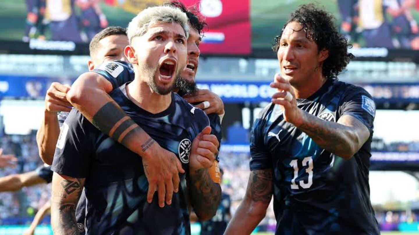 ¡El primer gol de Paraguay en mata-mata!