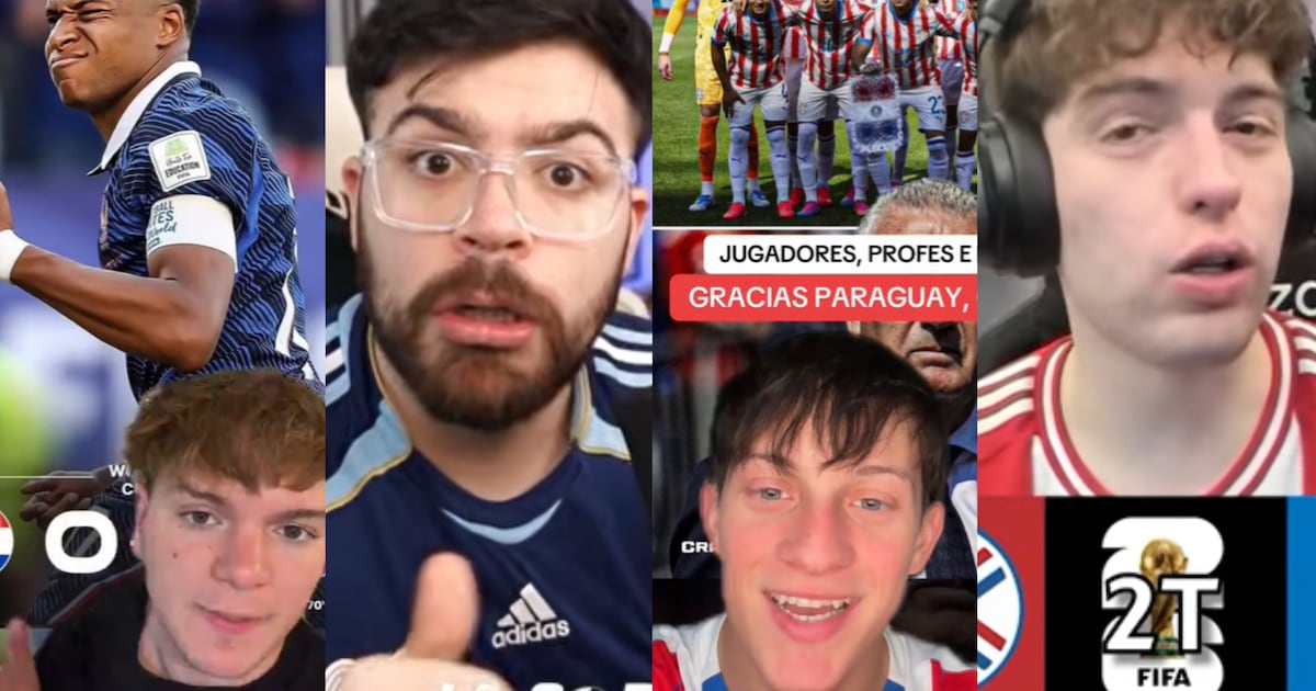 Viral: streamers explotaron tras la eliminación de Paraguay ante Francia