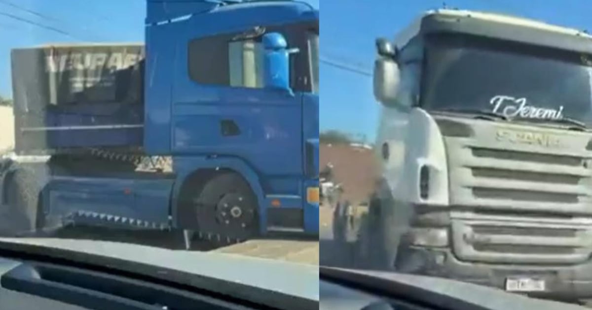 Choque entre dos camiones generó caos vehicular sobre la ruta PY01