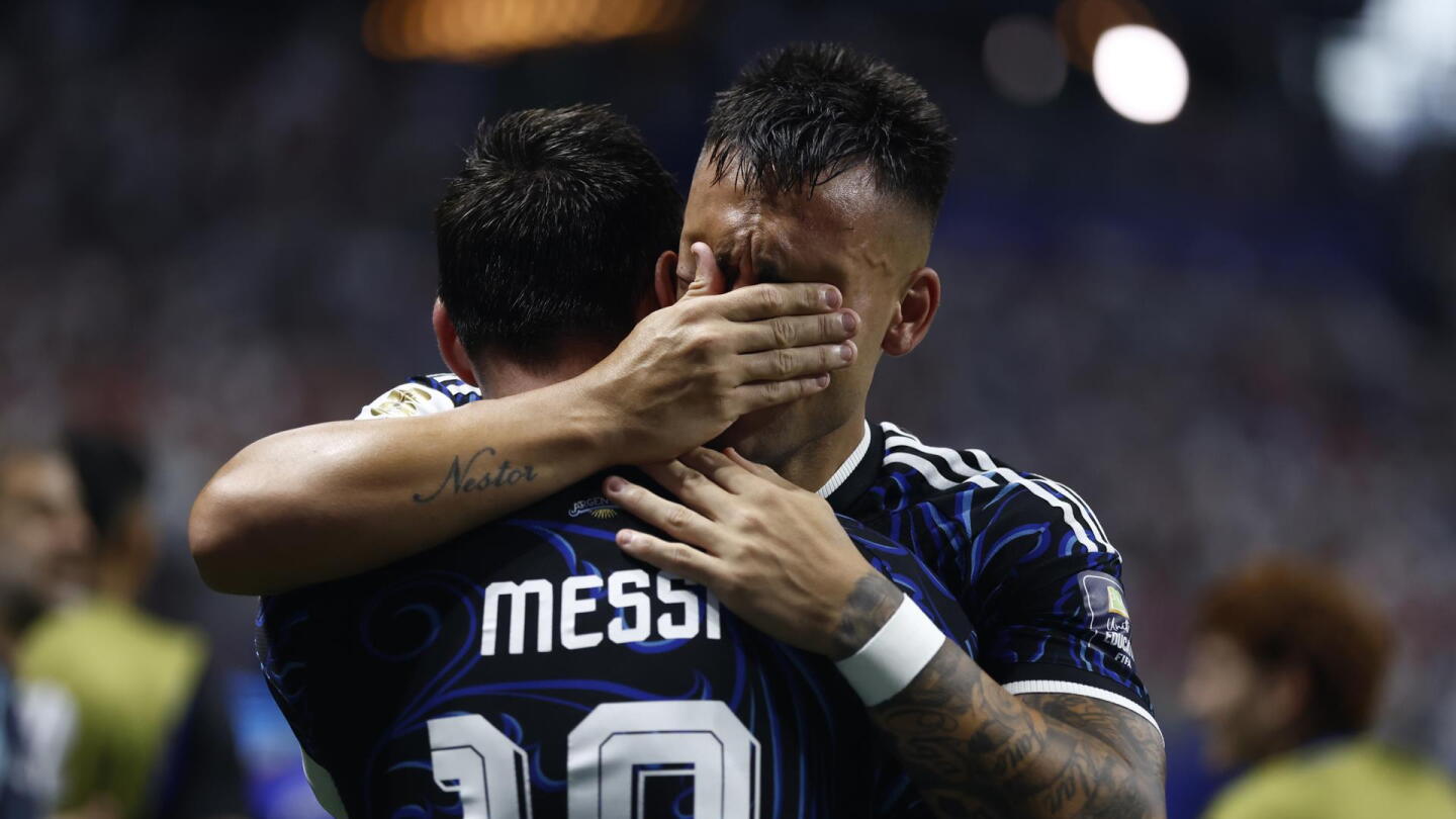 "Lo soñé", dice Lautaro Martínez sobre el gol del triunfo
