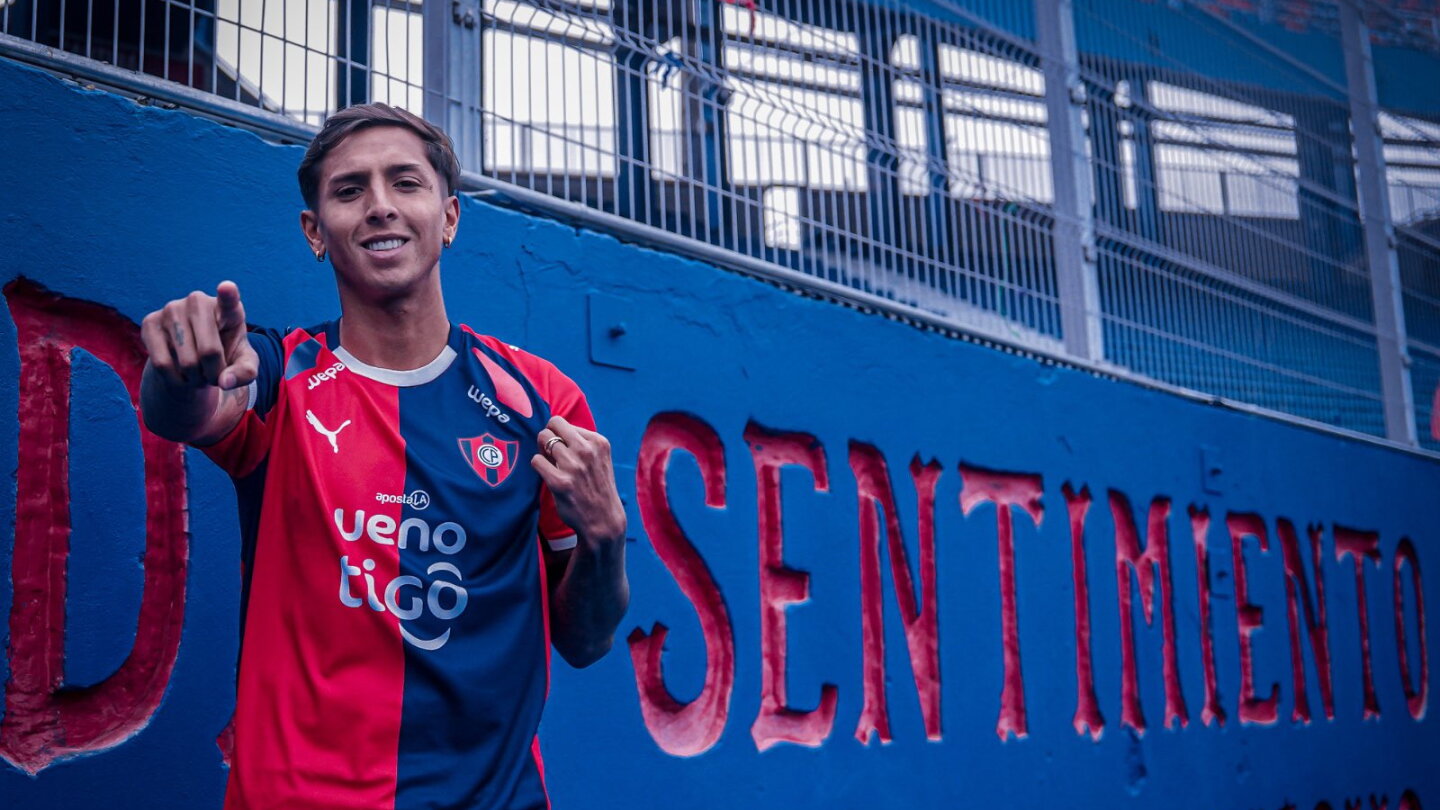 Agustín Almendra, el primer presentado en Cerro Porteño