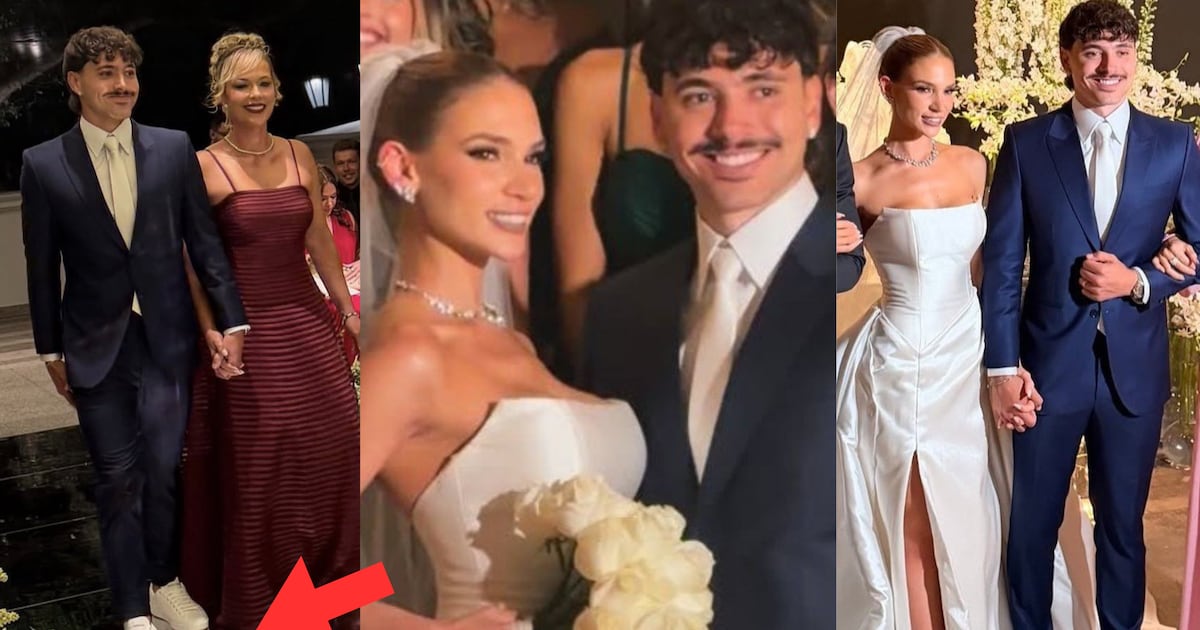 El polémico look que eligió Mauricio Prado para casarse