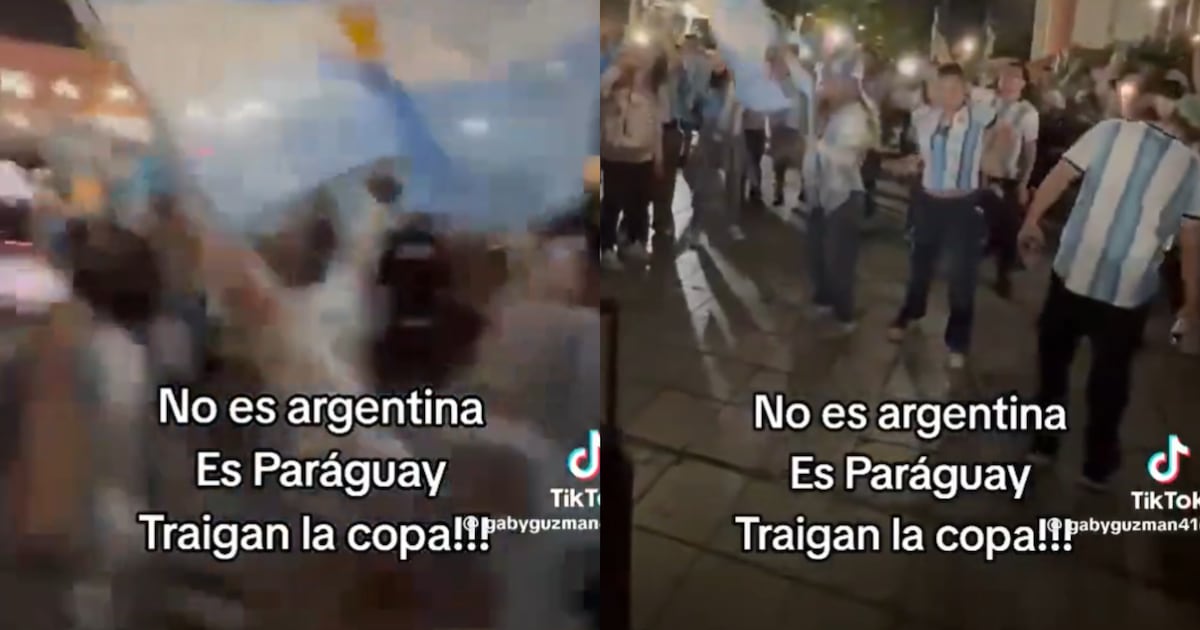 Argentinos se emocionaron con el banderazo Albiceleste realizado en Asunción