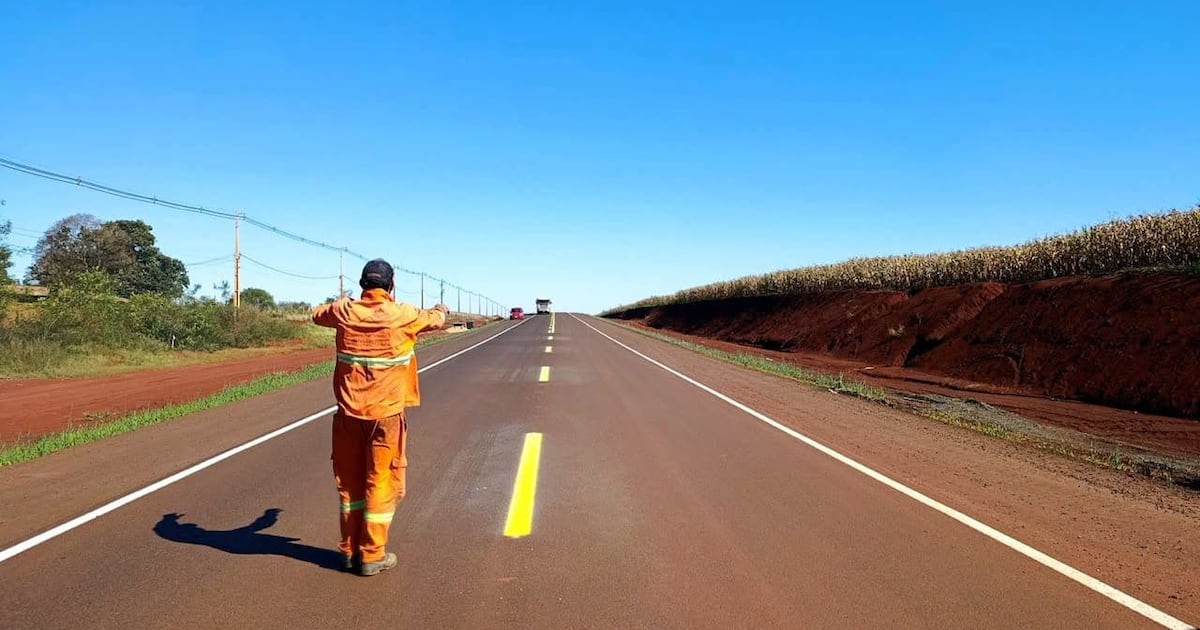 Mbaracayú cuenta con nuevo pavimento en la Ruta PY21 hacia Puerto Indio