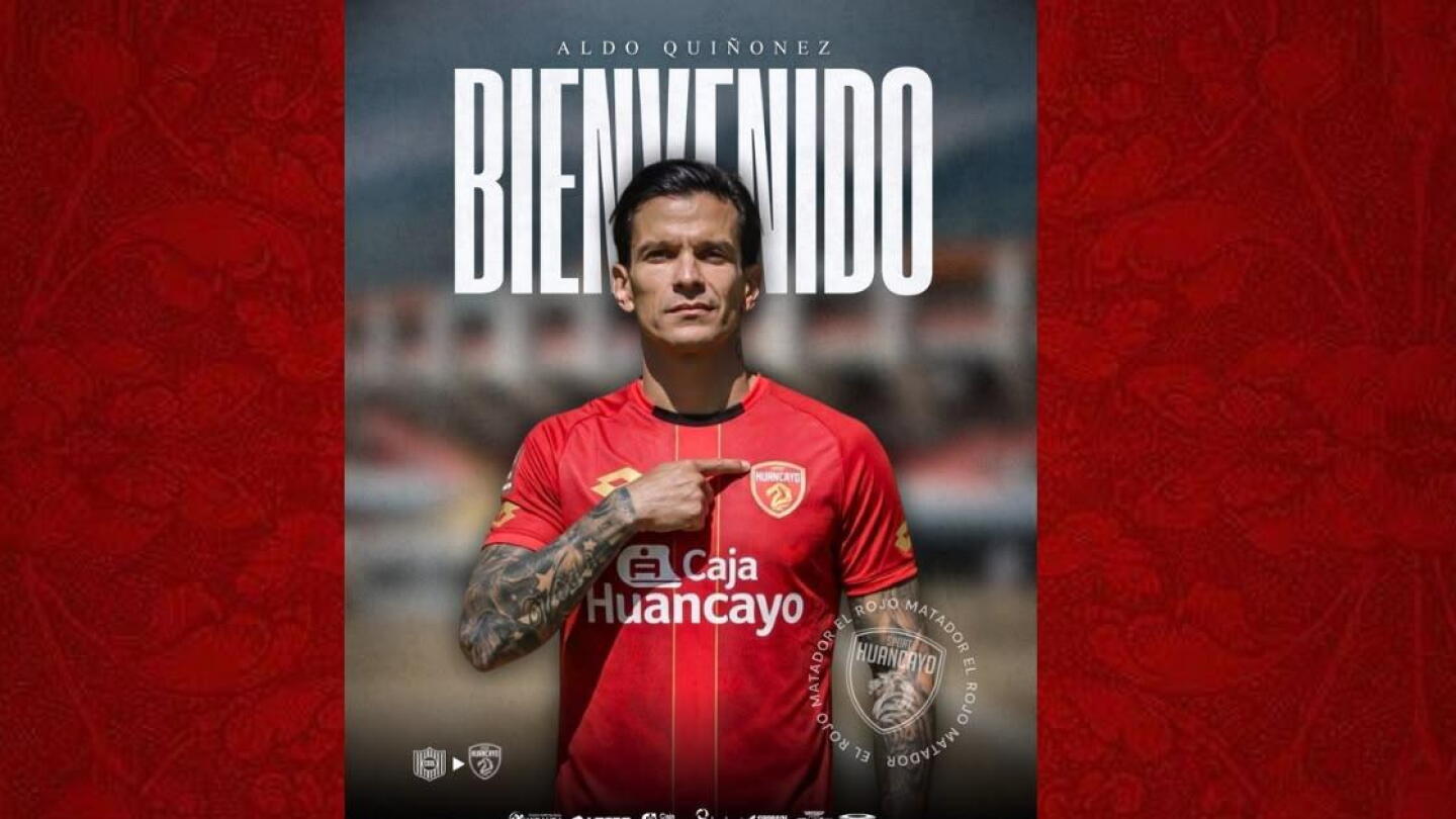 Sport Huancayo presentó a Aldo Quiñónez