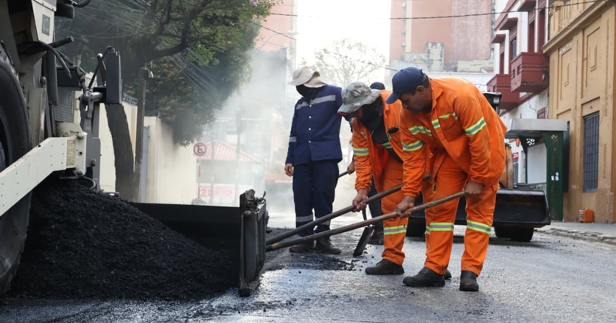 Asunción acelera la reparación de sus calles con bacheos intensivos y recapado en avenidas clave