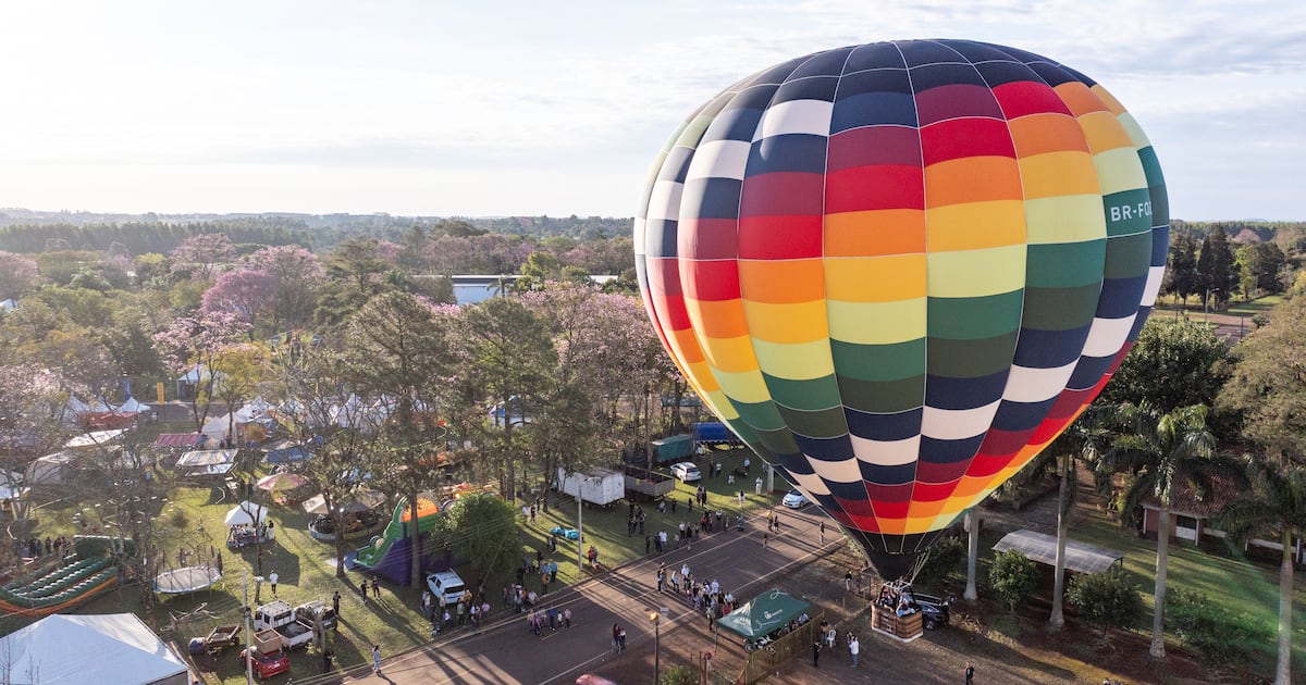 Los globos aerostáticos regresan renovados a la Expo Yguazú 2026