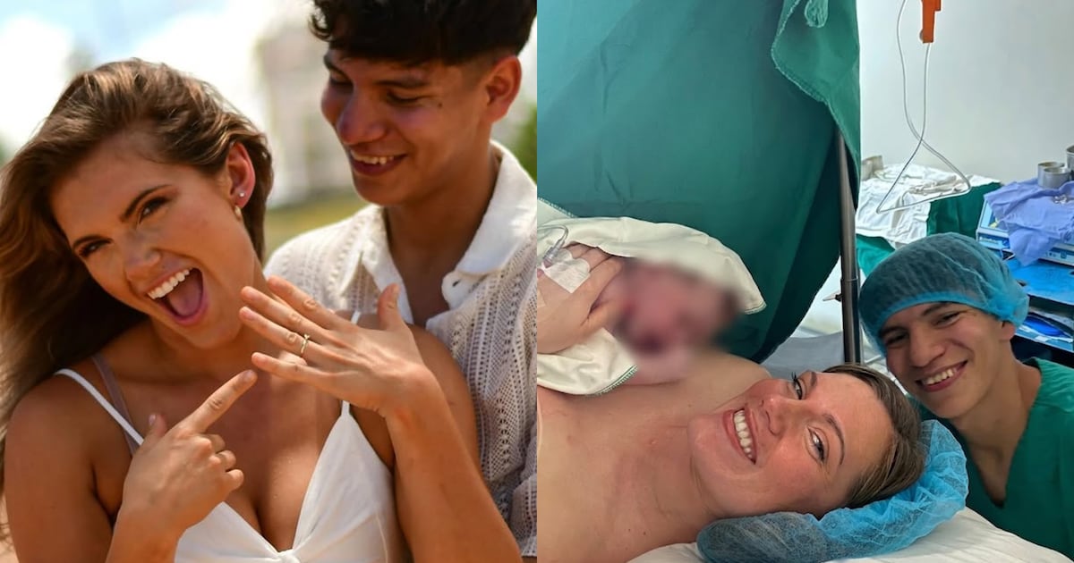 Santiago Patiño y Gabrielle Villa celebran el nacimiento de su hija Cattaleya Morgan