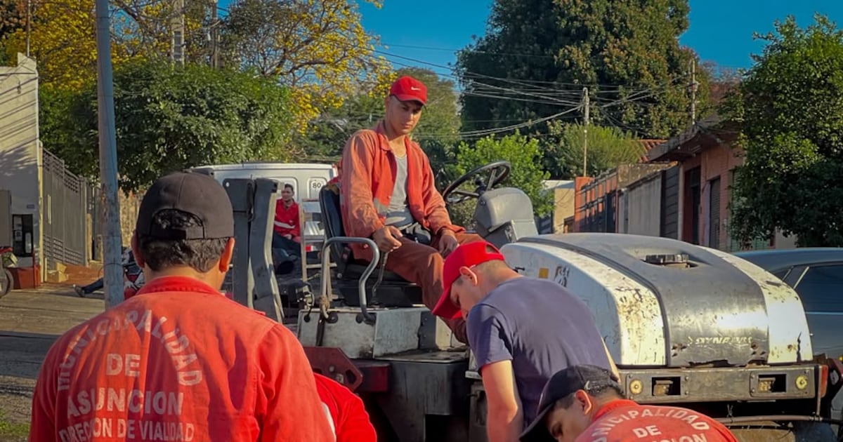 Recuperación vial: Municipalidad de Asunción realiza 671 bacheos en una semana