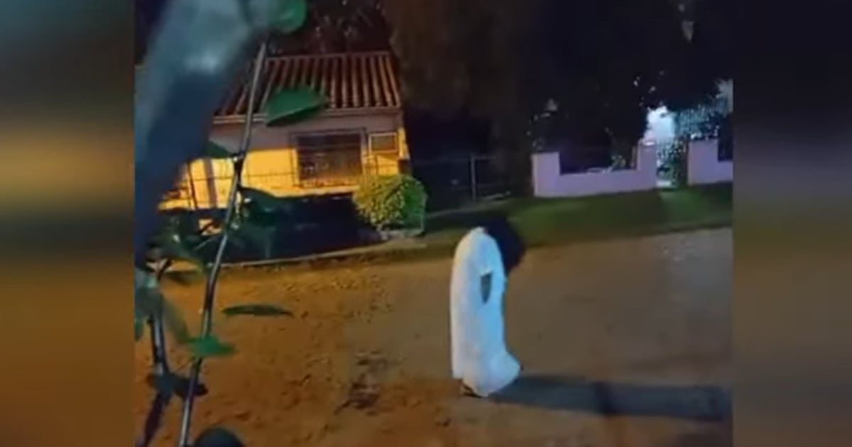 Guarambaré: mujeres vestidas de fantasmas atemorizan a pobladores