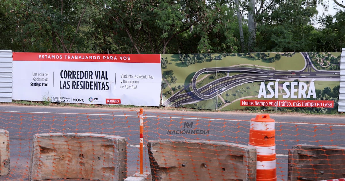 Luque: MOPC anuncia desvíos temporales este fin de semana en el Corredor Vial Las Residentas