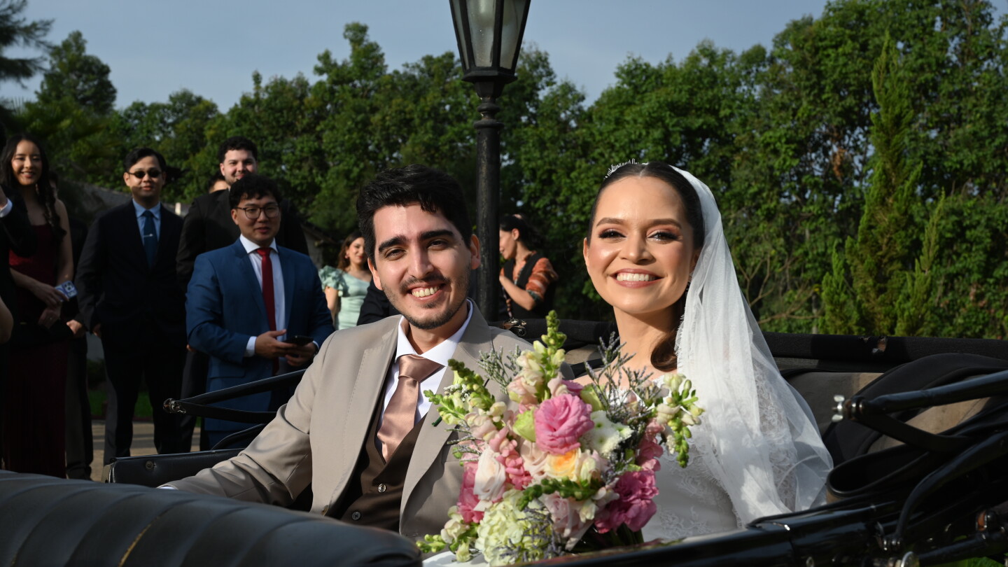 Un día inolvidable para Alexandra y Orlando