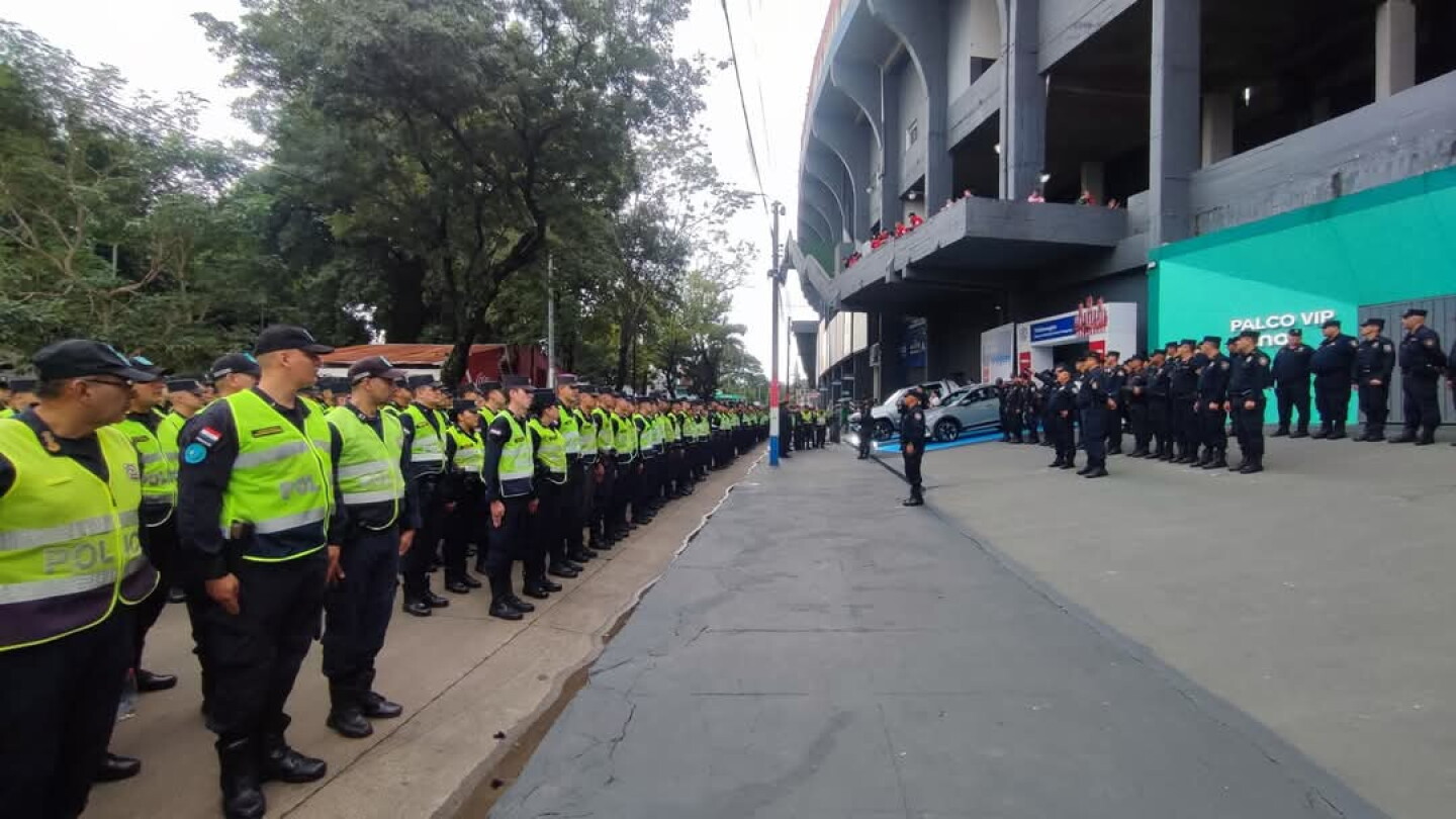 Operativo de seguridad para el superclásico de esta tarde
