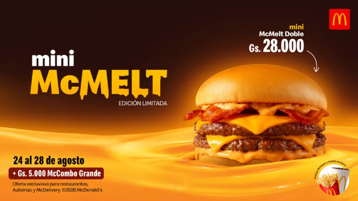 McDonald's presenta una edición limitada del McCombo Mini McMelt Doble