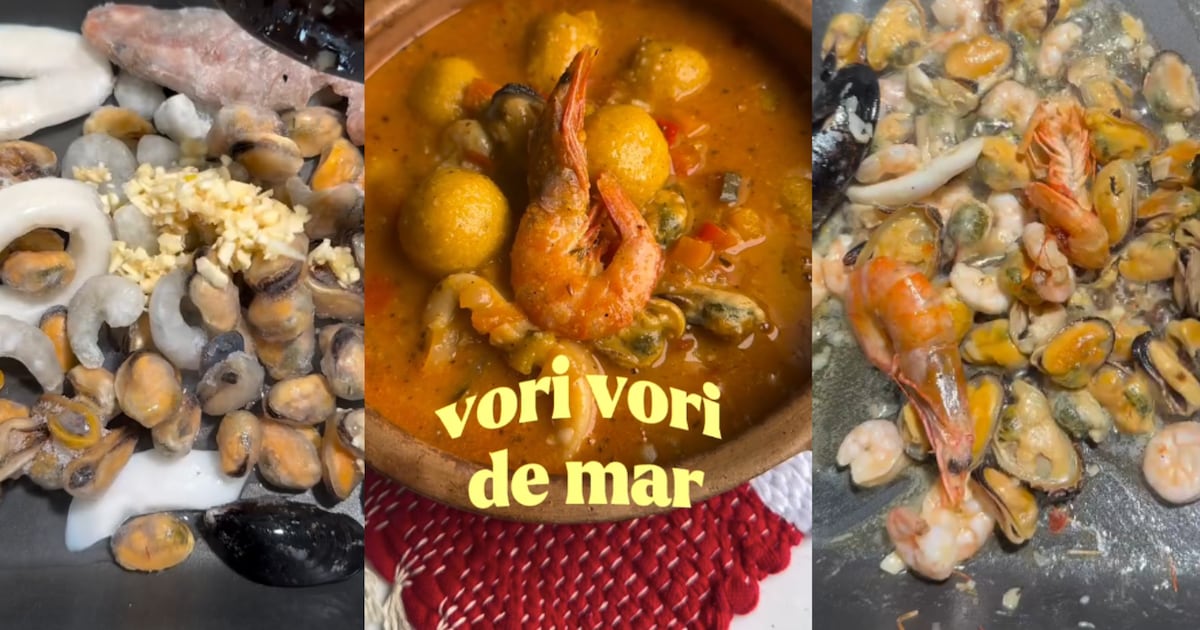 Cocinero paraguayo presenta su versión de vorí vorí con mariscos