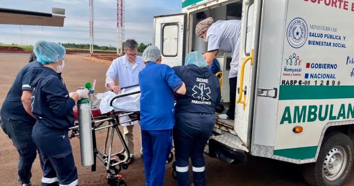 Niño con graves quemaduras fue trasladado de urgencia en avión de las FF. AA. al Cenquer