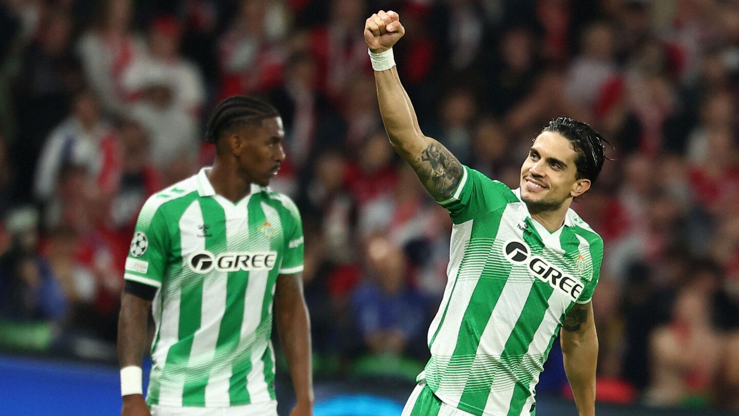 El Betis vuelve a la Champions por la puerta grande