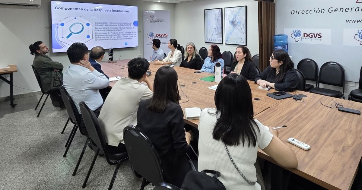 Llegan expertos taiwaneses para reforzar la vigilancia sanitaria de Paraguay con datos e IA