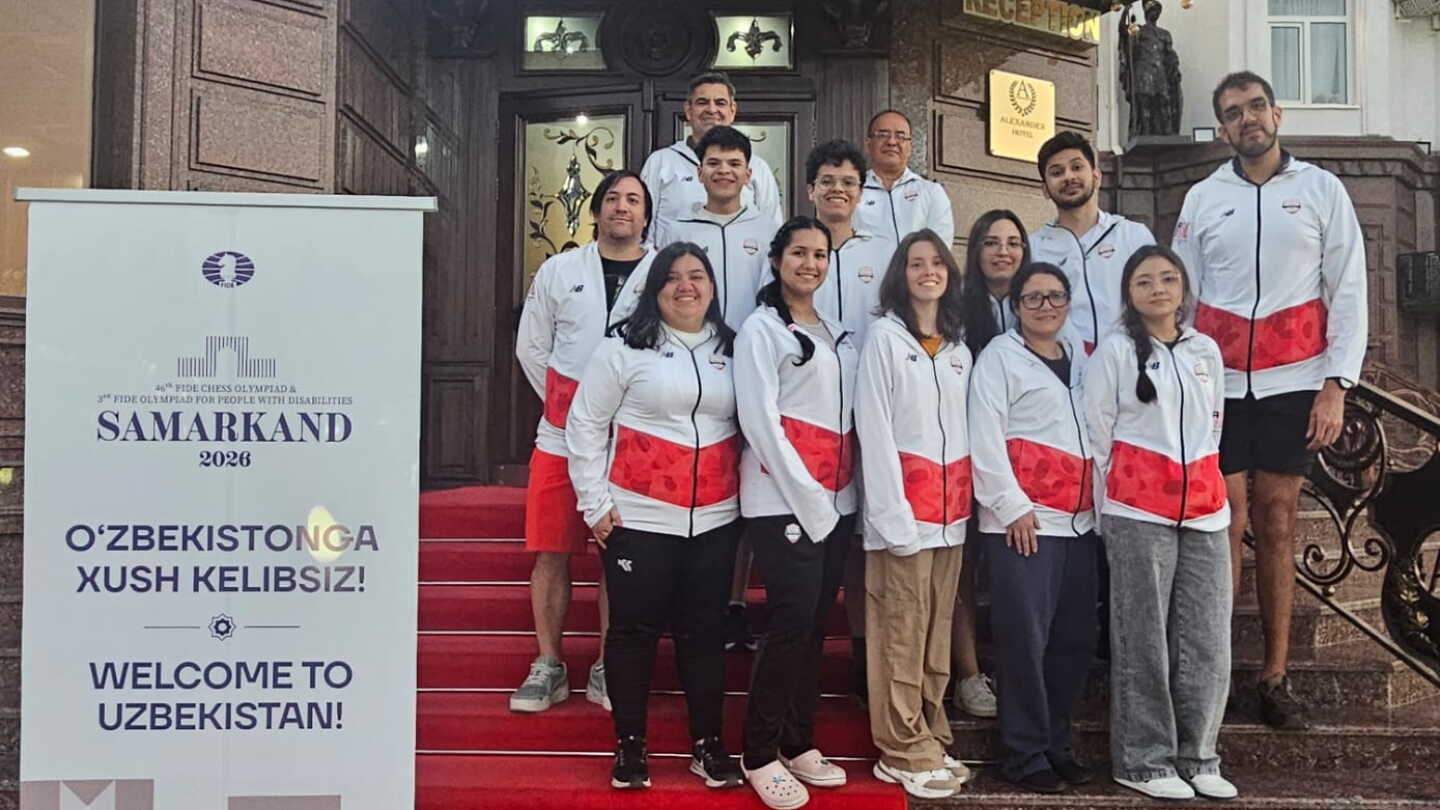 Ajedrez: Paraguay llegó a Uzbekistán